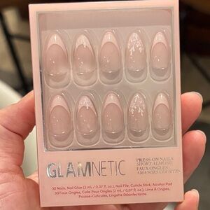 Glamnetic Press-On Almond Nails in Blush Pink